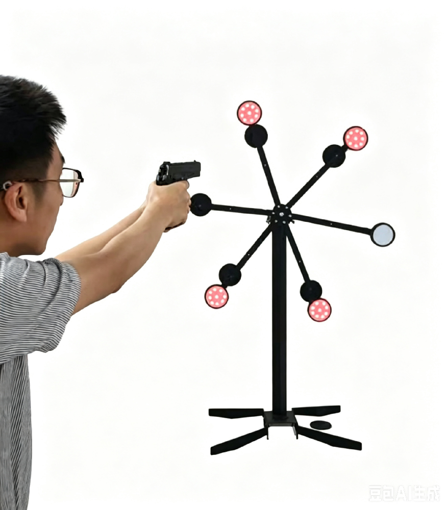 电子模拟射击设备风车靶组成与构成